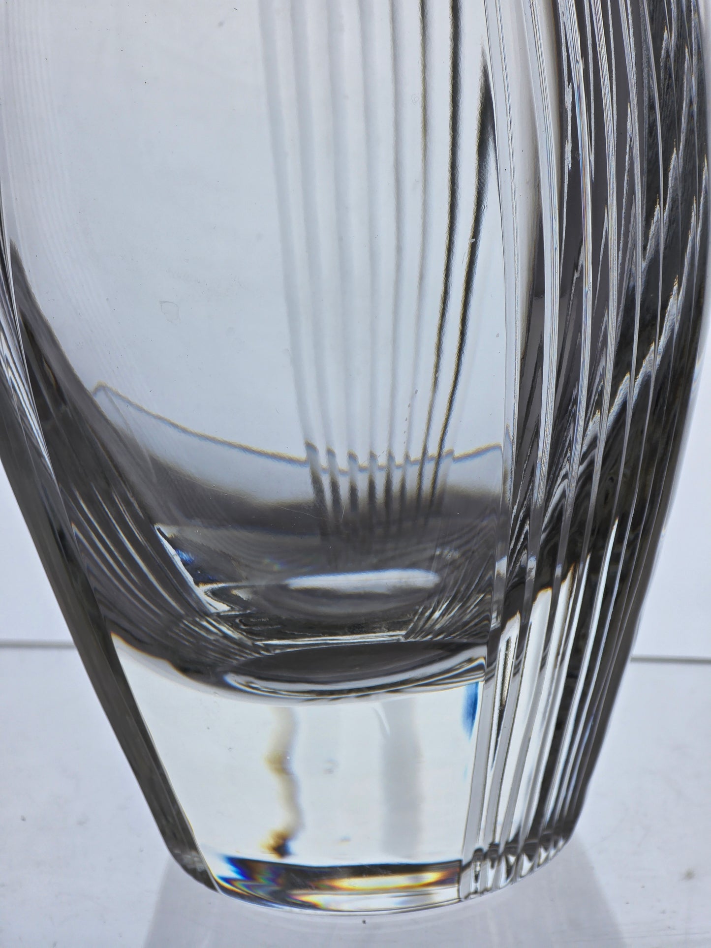 Lenox Cut glass Crystal Triumph large vase Made in USA Signed