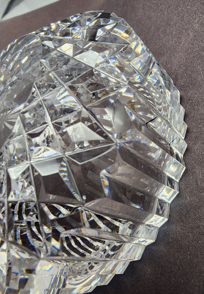 Signed Waterford crystal ashtray