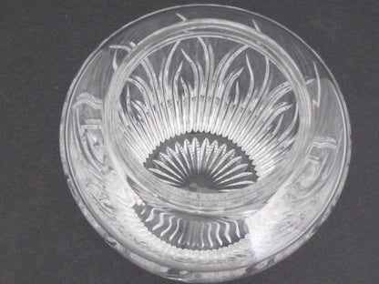 Cut Glass Saratoga candy jar  Lenox USA , bowl /vase /candle - O'Rourke crystal awards & gifts abp cut glass