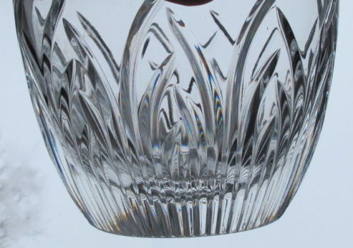 Cut Glass Saratoga candy jar  Lenox USA , bowl /vase /candle - O'Rourke crystal awards & gifts abp cut glass