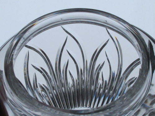 Cut Glass Saratoga candy jar  Lenox USA , bowl /vase /candle - O'Rourke crystal awards & gifts abp cut glass