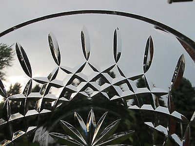 Hand cut glass bowl, 24% lead crystal Great gift or award customize hand polish - O'Rourke crystal awards & gifts abp cut glass