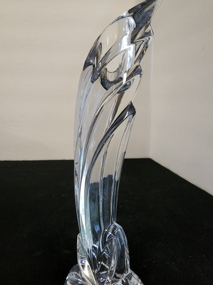 Candle sticks Pair Crystal Signed lenox