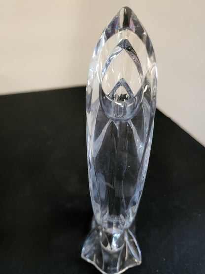 Candle sticks Pair Crystal Signed lenox
