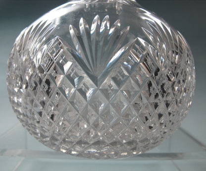 Strawberry diamond and fan Carafe American Brilliant Period hand Cut Glass - O'Rourke crystal awards & gifts abp cut glass