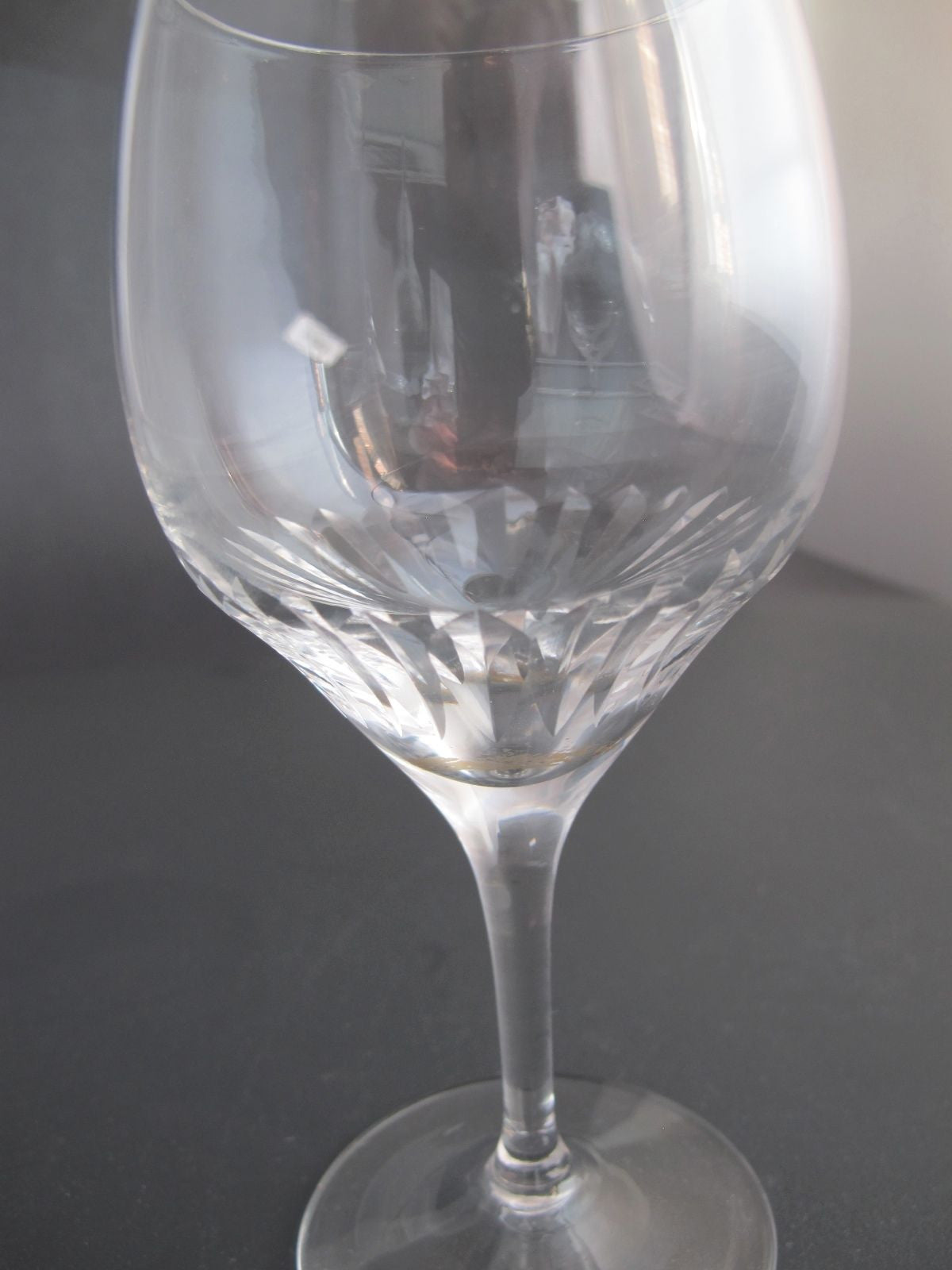 Lenox  Cut glass Radiance wine Crystal  Made in USA Mt Pleasant PA  mouth blown - O'Rourke crystal awards & gifts abp cut glass