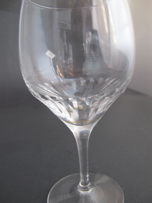 Lenox  Cut glass Radiance wine Crystal  Made in USA Mt Pleasant PA  mouth blown - O'Rourke crystal awards & gifts abp cut glass