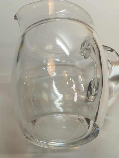 Crystal pitcher Ground and polished base