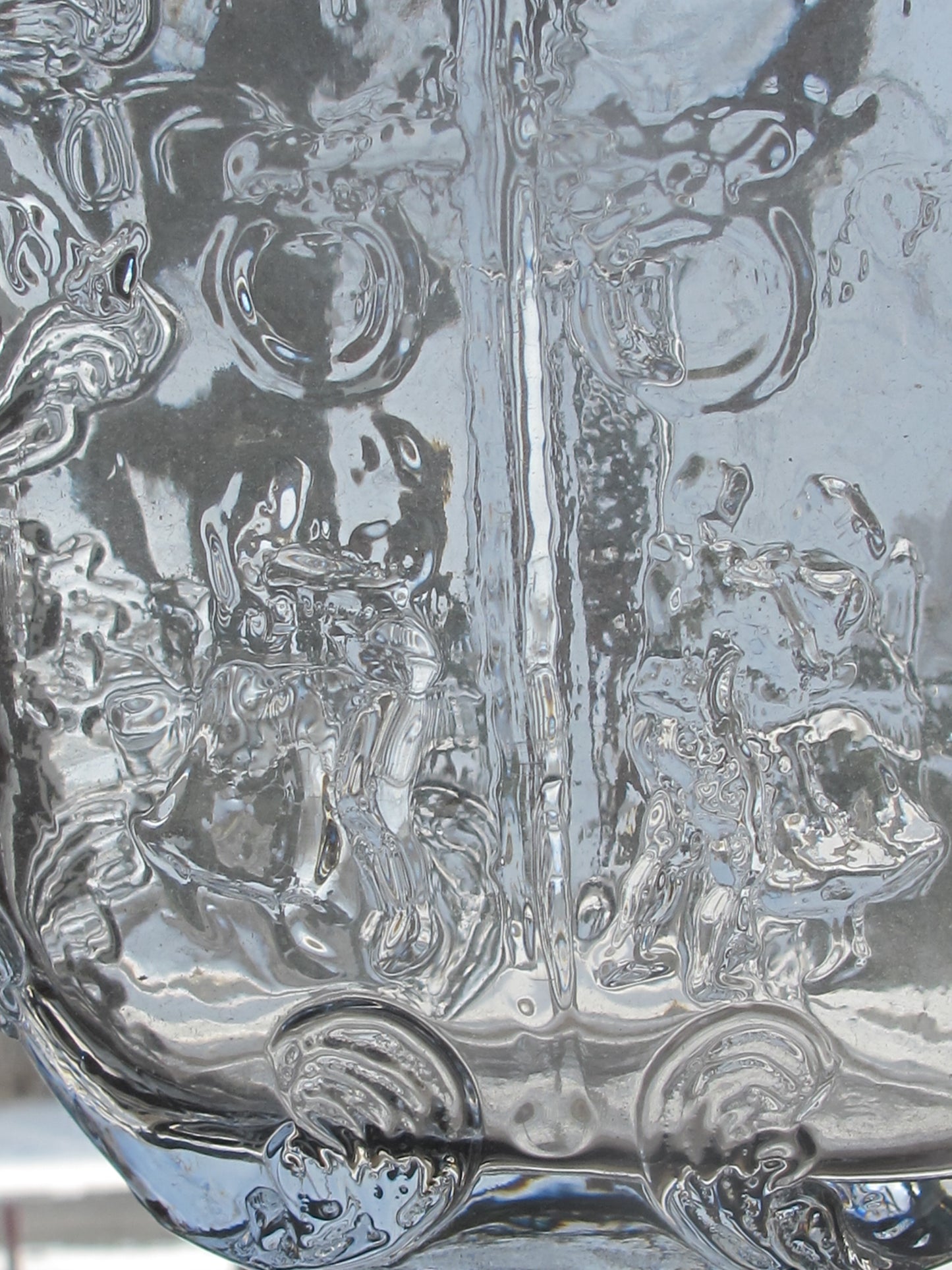 Wedding dancing glass oval vase Cross Chapel