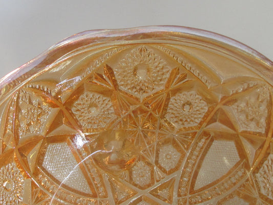 Carnival bowl Bowl Peach 3 peg legs