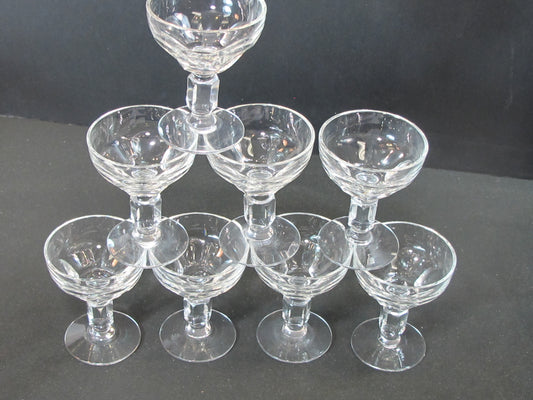 8 cut flute liquor glass Hand cut