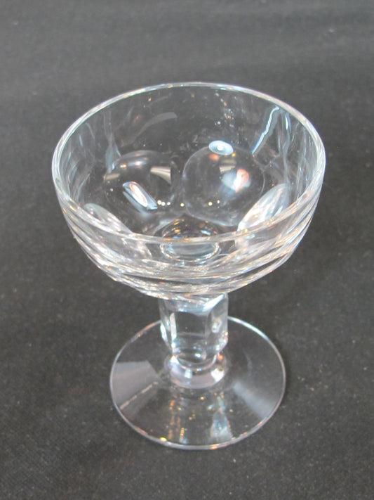 8 cut flute liquor glass Hand cut