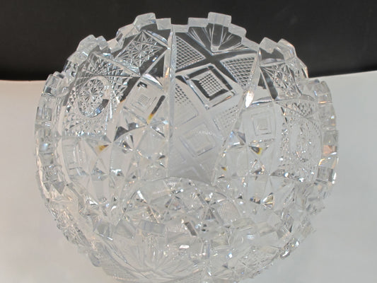 ABP cut glass ice tub Antique crystal Clark Prima Donna