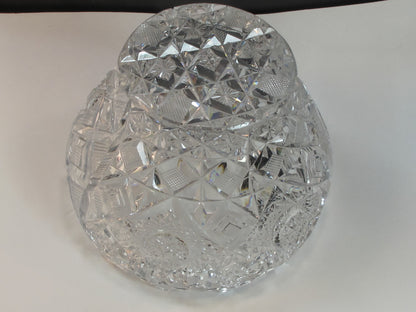 ABP cut glass ice tub Antique crystal Clark Prima Donna