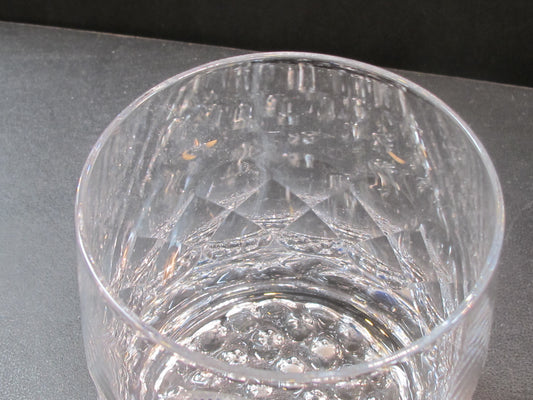 Hand cut DOR whiskey glass Double on the rocks ORourke Honeycomb