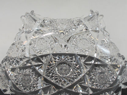 ODDS and ends Brilliant Period hand Cut Glass re-purposed