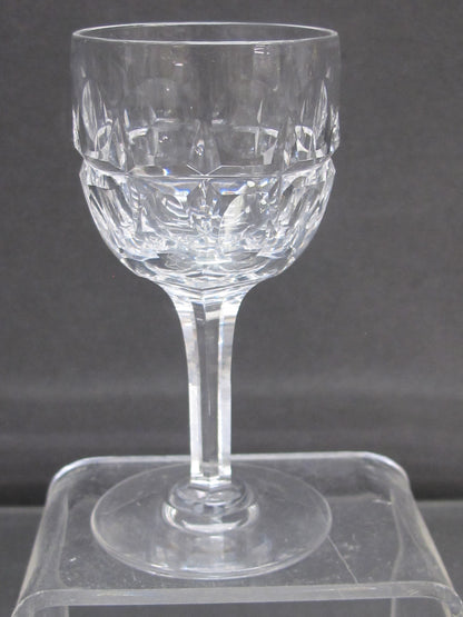 Signed Hand Cut Glass Liquor English Clifton Stuart