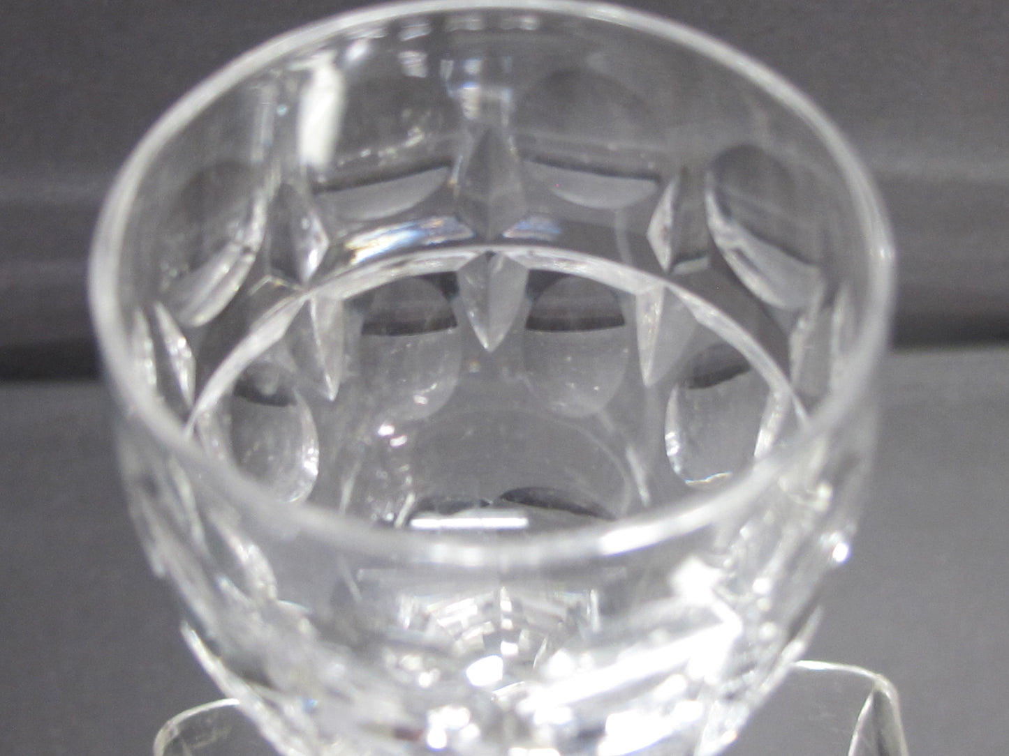 Signed Hand Cut Glass Liquor English Clifton Stuart
