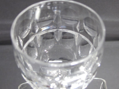 Signed Hand Cut Glass Liquor English Clifton Stuart