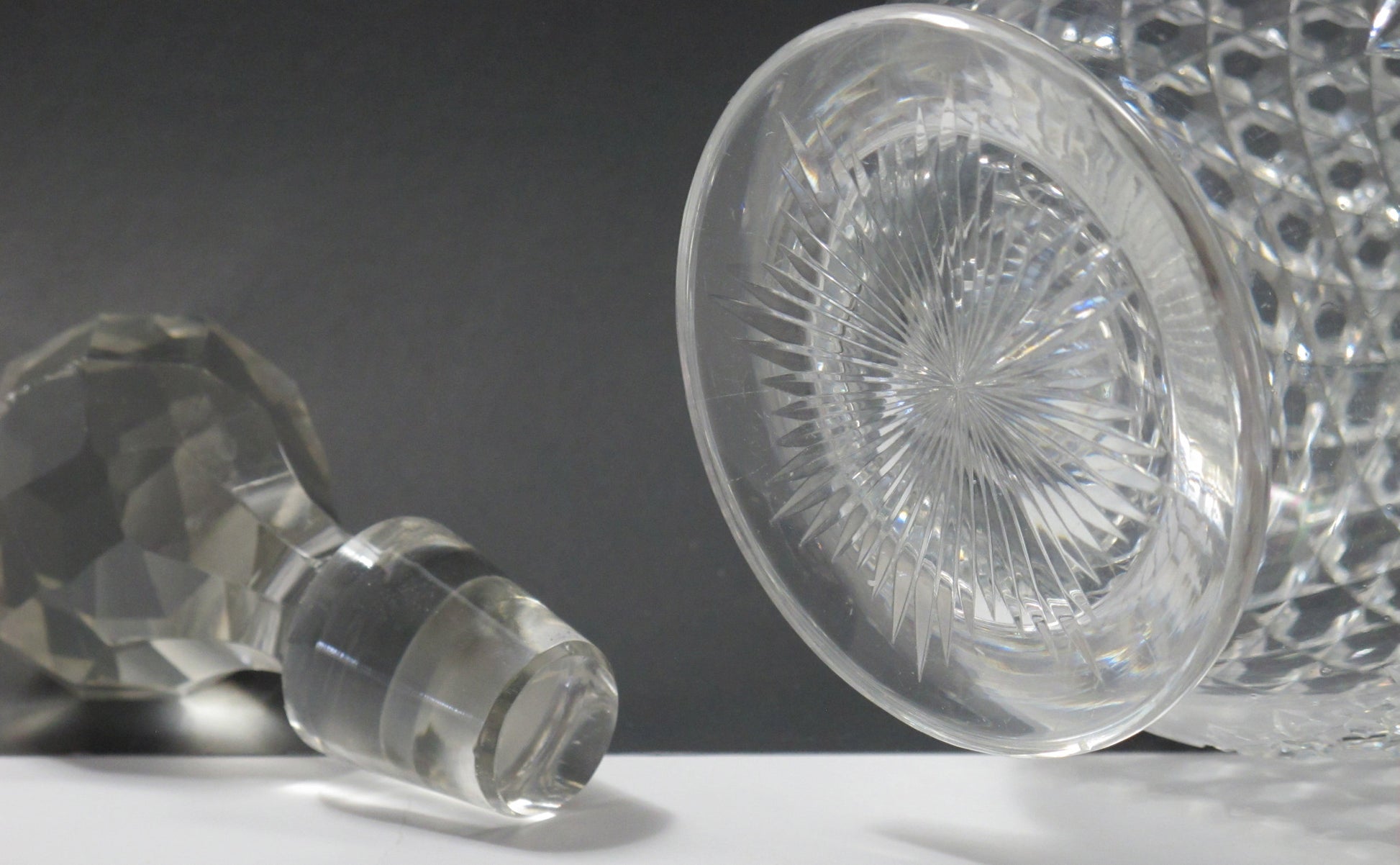 American Brilliant Period Cut Glass decanter,  Antique  ABP - O'Rourke crystal awards & gifts abp cut glass