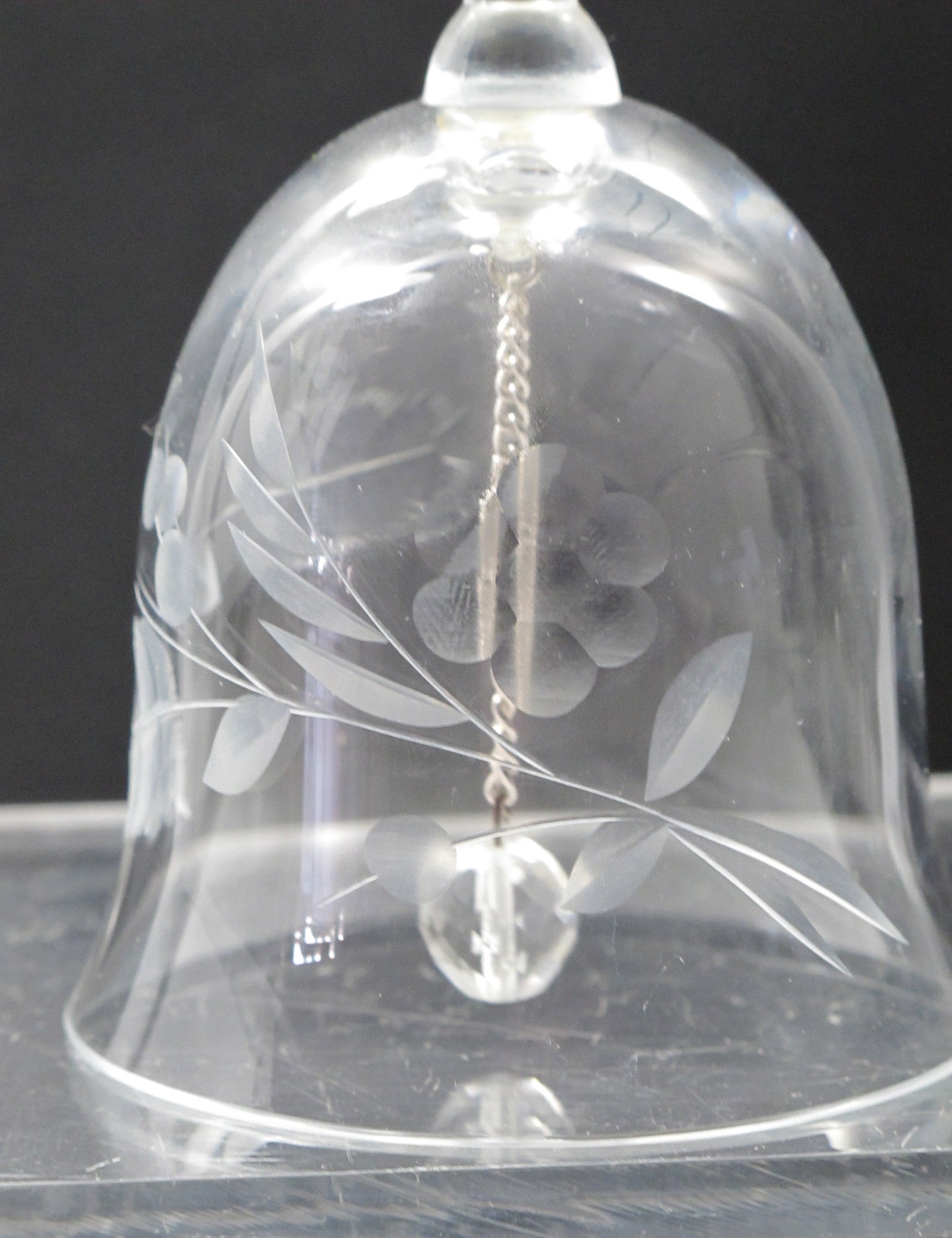 Lenox Bouquet Crystal bell Hand blown Made in USA - O'Rourke crystal awards & gifts abp cut glass