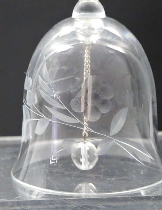 Lenox Bouquet Crystal bell Hand blown Made in USA - O'Rourke crystal awards & gifts abp cut glass