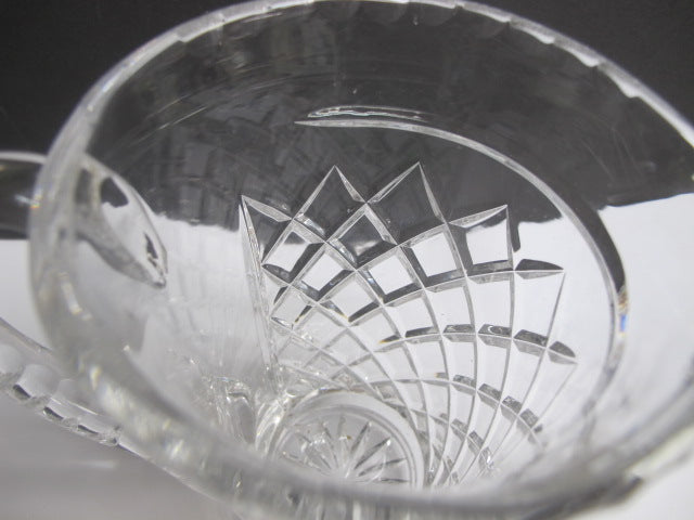 Cut glass Pitcher czechoslovakia lead crystal - O'Rourke crystal awards & gifts abp cut glass