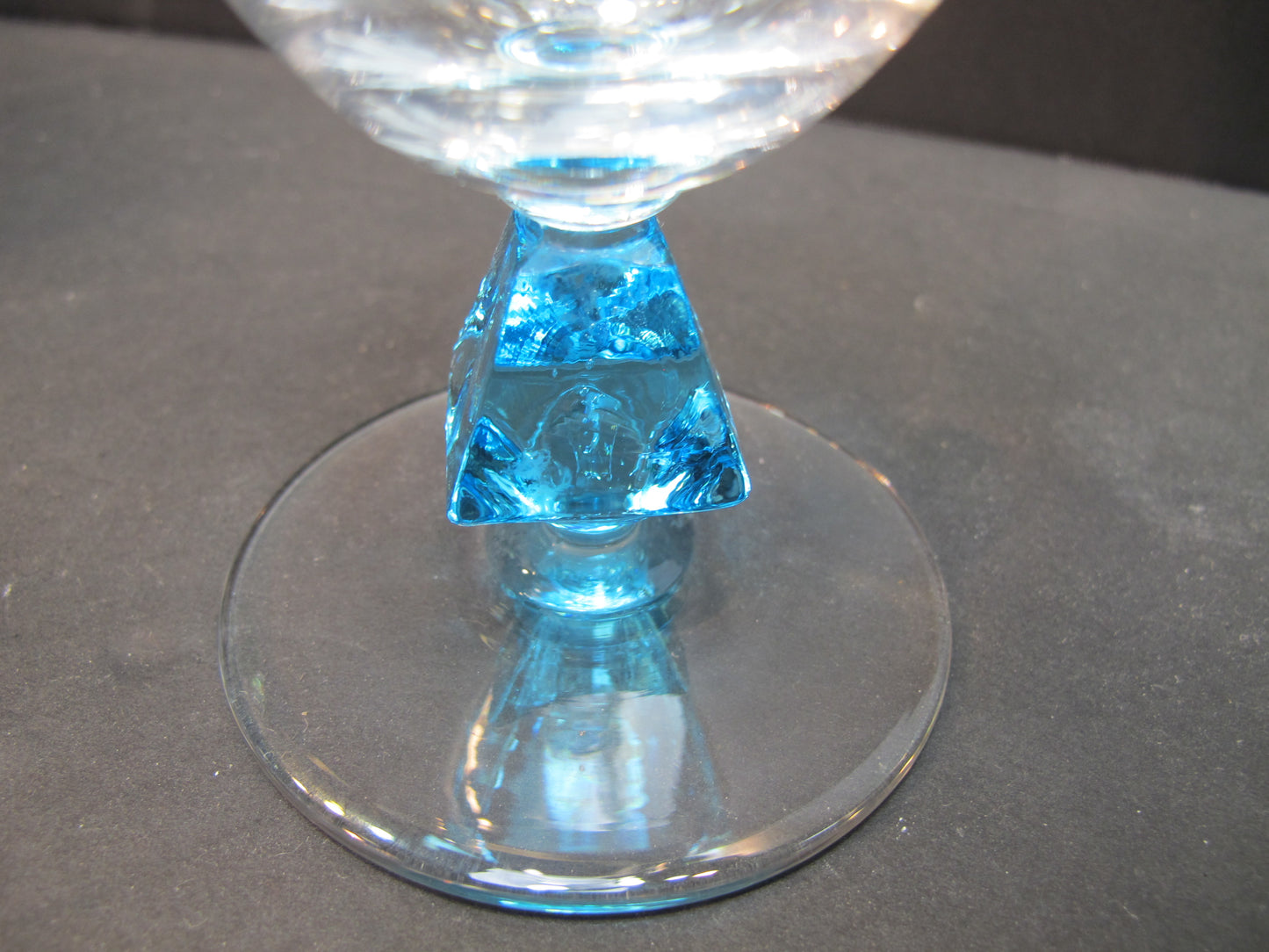 Bryce Aquarius beverage glass blue Crystal