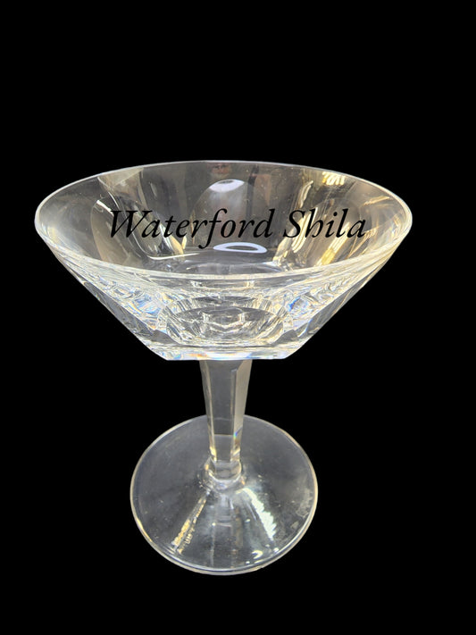 Signed Waterford CUT GLASS Sheila dessert crystal Ireland